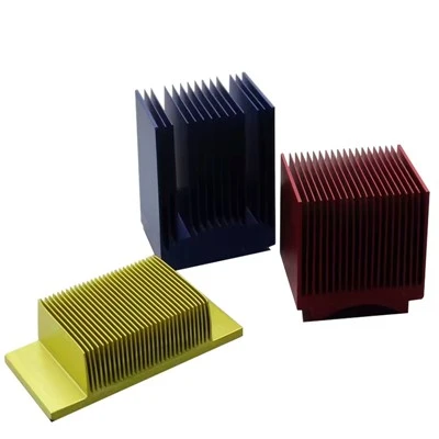 Geanodiseerd aluminium koellichaam